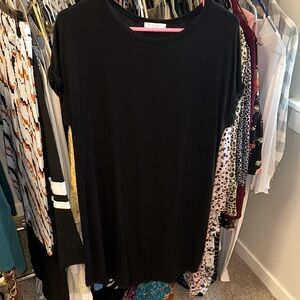 ANTISTAR Black T-Shirt dress